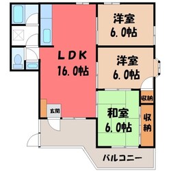 メゾンさくらていの物件間取画像